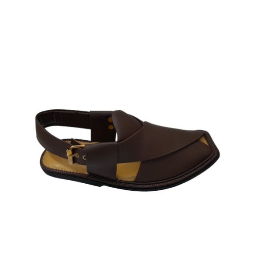 "Premium Brown Peshawari Chappal for Men"