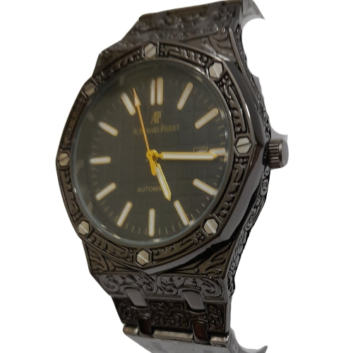 "ADMRS PGUT Black Luxury Watch – Elegant Timepiece with Premium Craftsmanship"